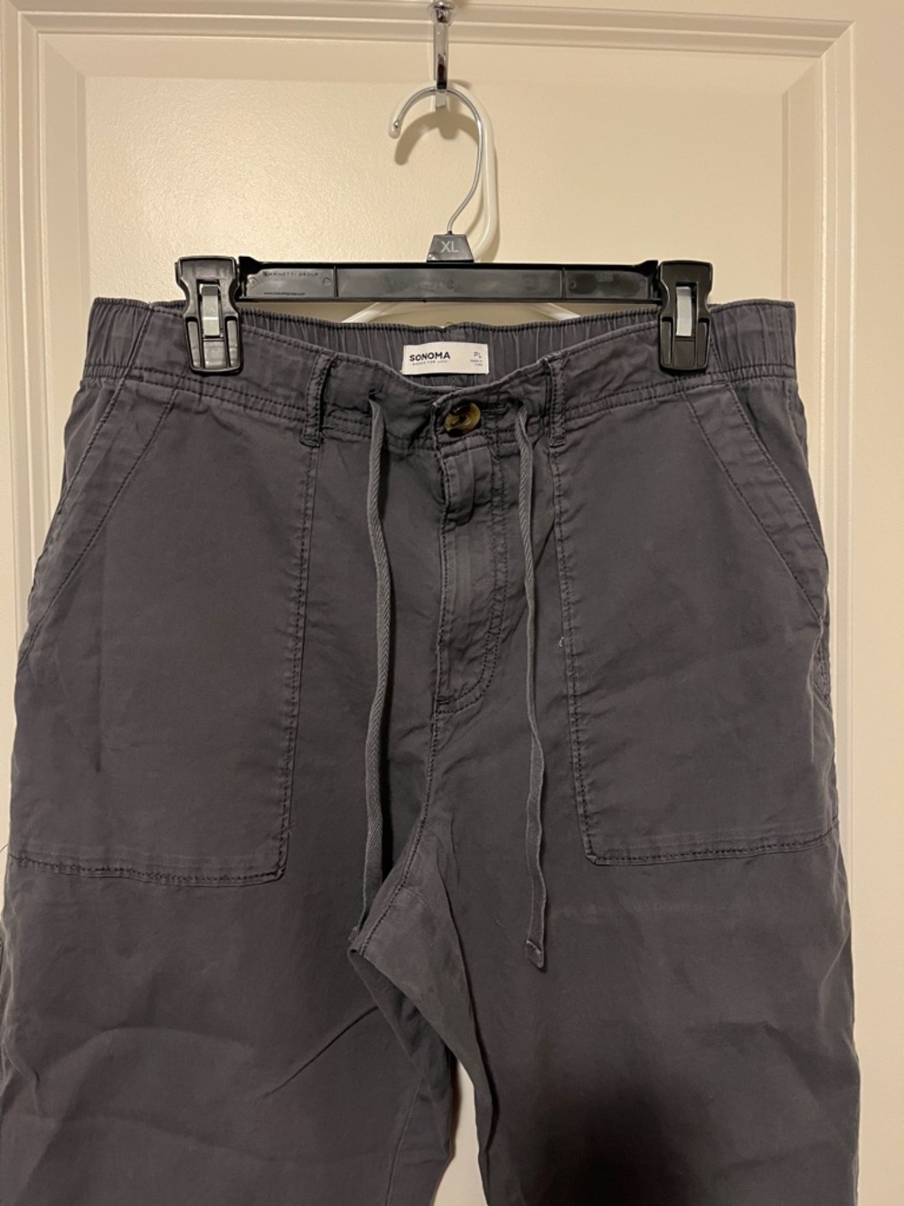 Sonoma Women’s Slate Gray Drawstring Joggers